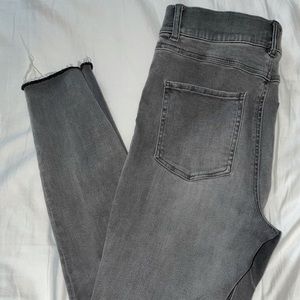 Spanx Gray Jean Leggings Large WORN ONCE
